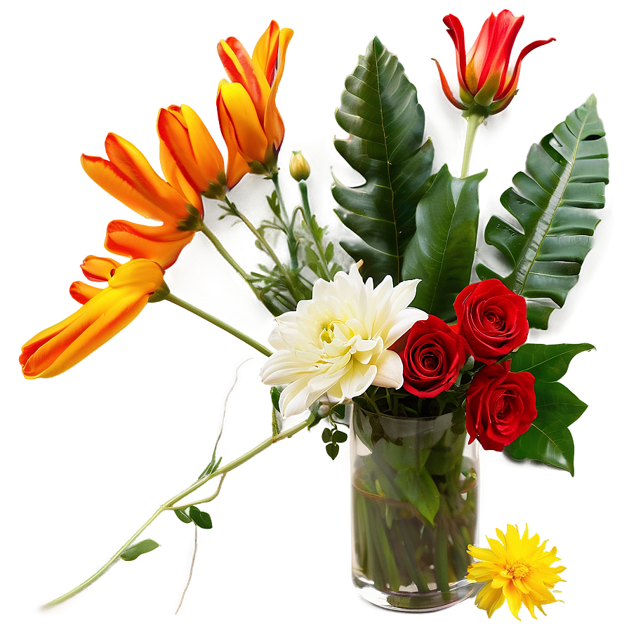 Backyard Floral Arrangements Png Oey82 PNG image