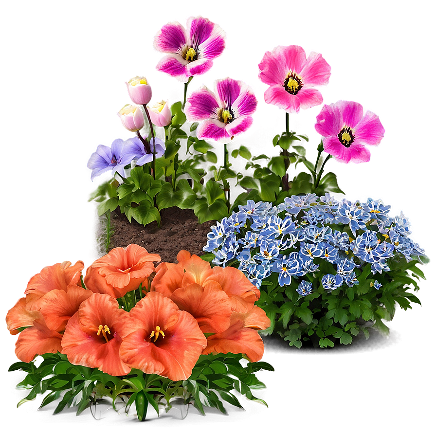 Backyard Flower Bed Png Tiw PNG image