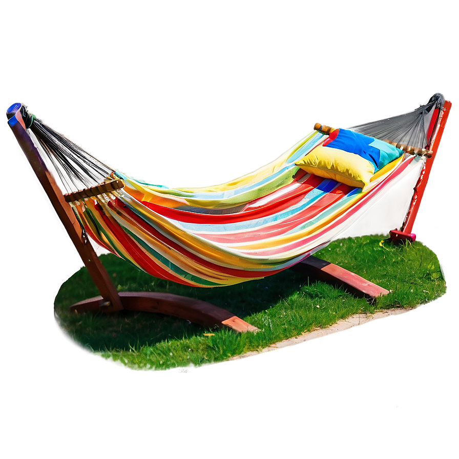 Backyard Hammock Relaxation Png 06262024 PNG image