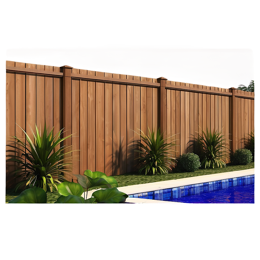 Backyard Privacy Fencing Png 1 PNG image