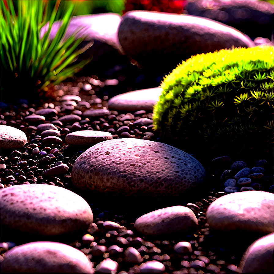 Backyard Rock Garden Png 4 PNG image