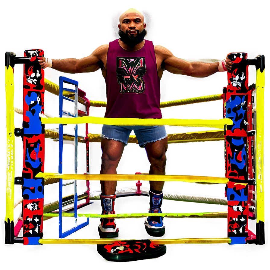 Backyard Wrestling Ring Setup Png Vit PNG image