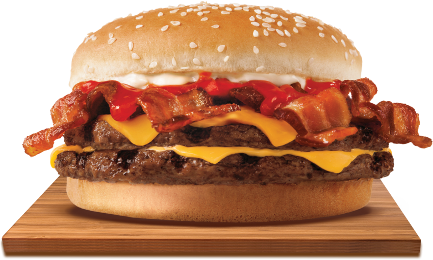 Bacon Cheeseburger Deluxe PNG image