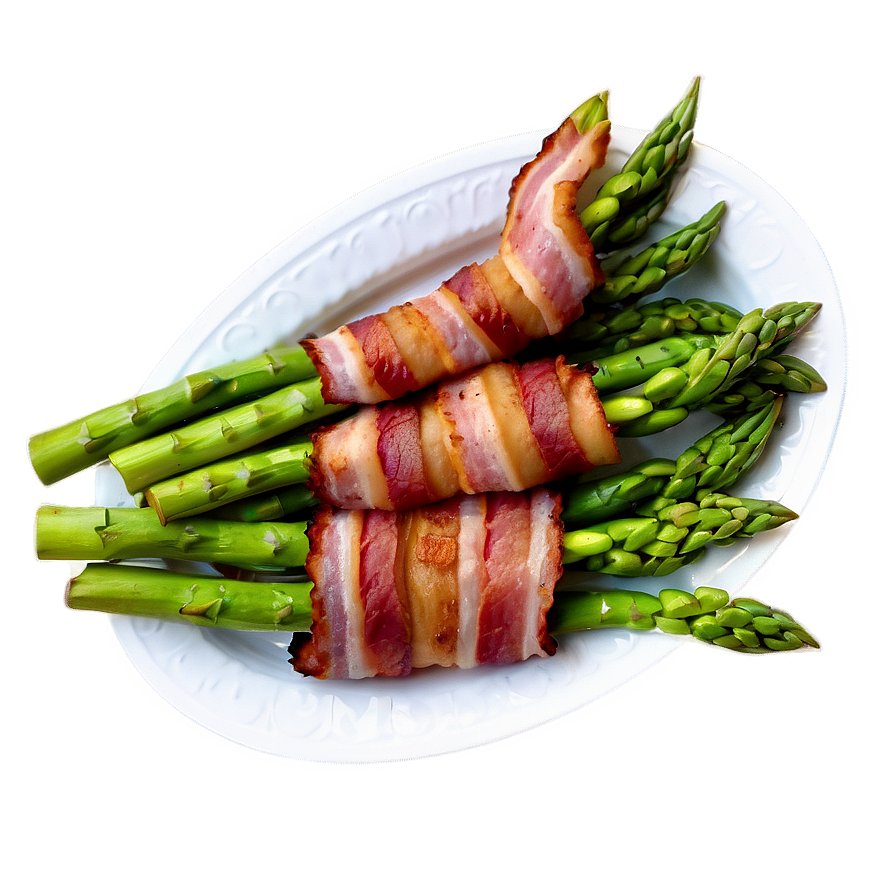 Bacon Wrapped Asparagus Png Dct PNG image