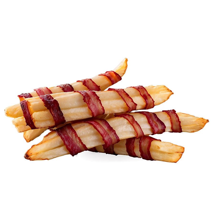 Bacon Wrapped Fries Png 05242024 PNG image