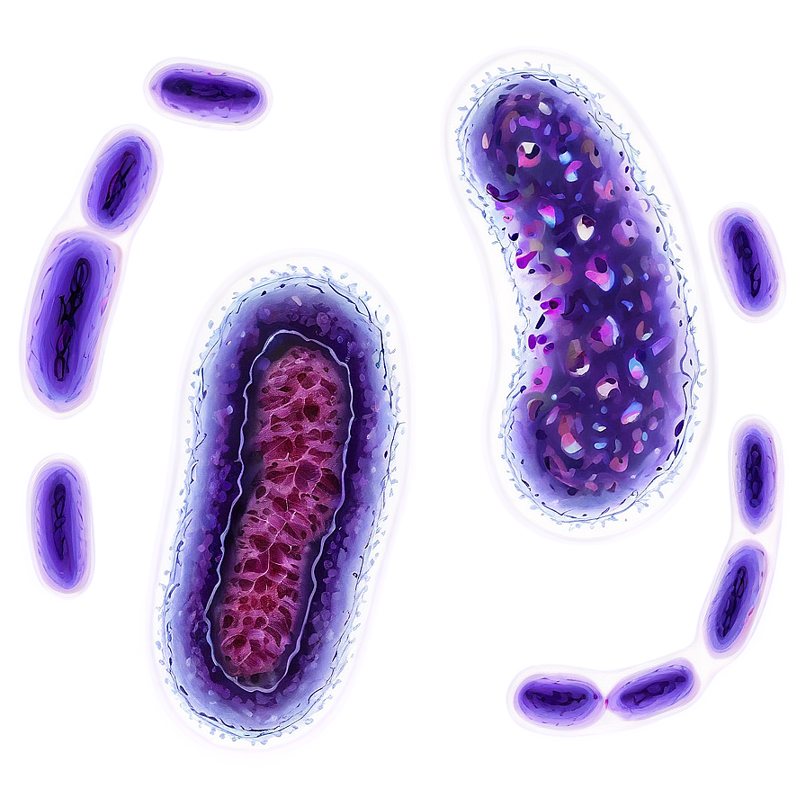 Bacteria Under Microscope Png 32 PNG image