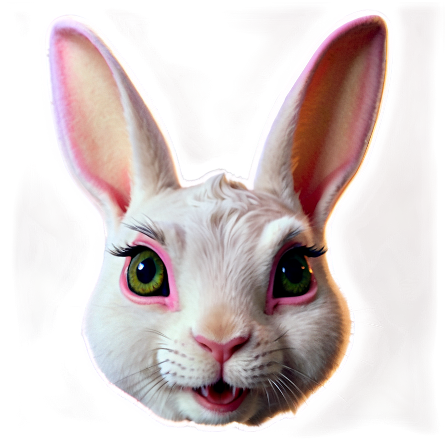 Bad Bunny Face Stickers Png Bjx PNG image