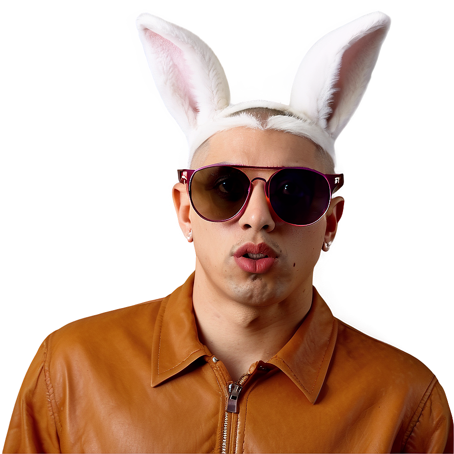 Bad Bunny Stickers B PNG image