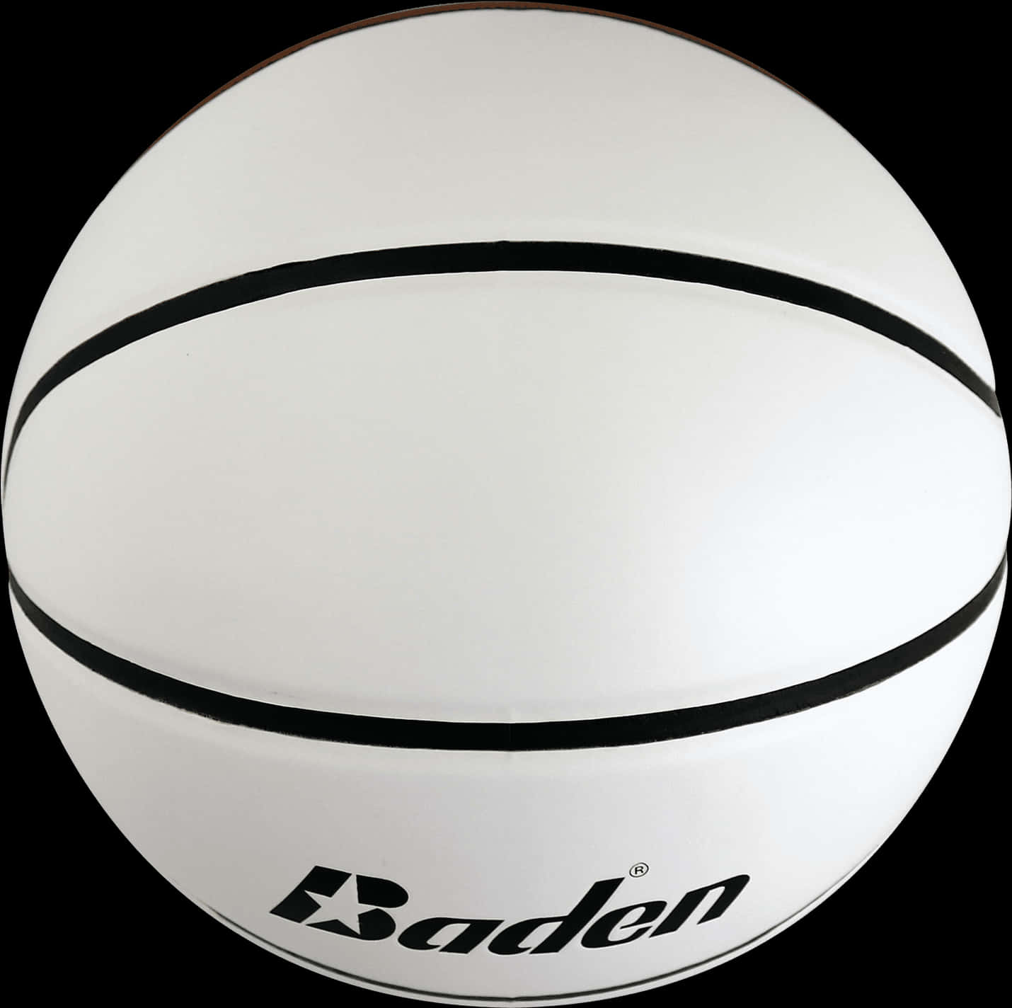 Baden Basketball Isolatedon Black PNG image