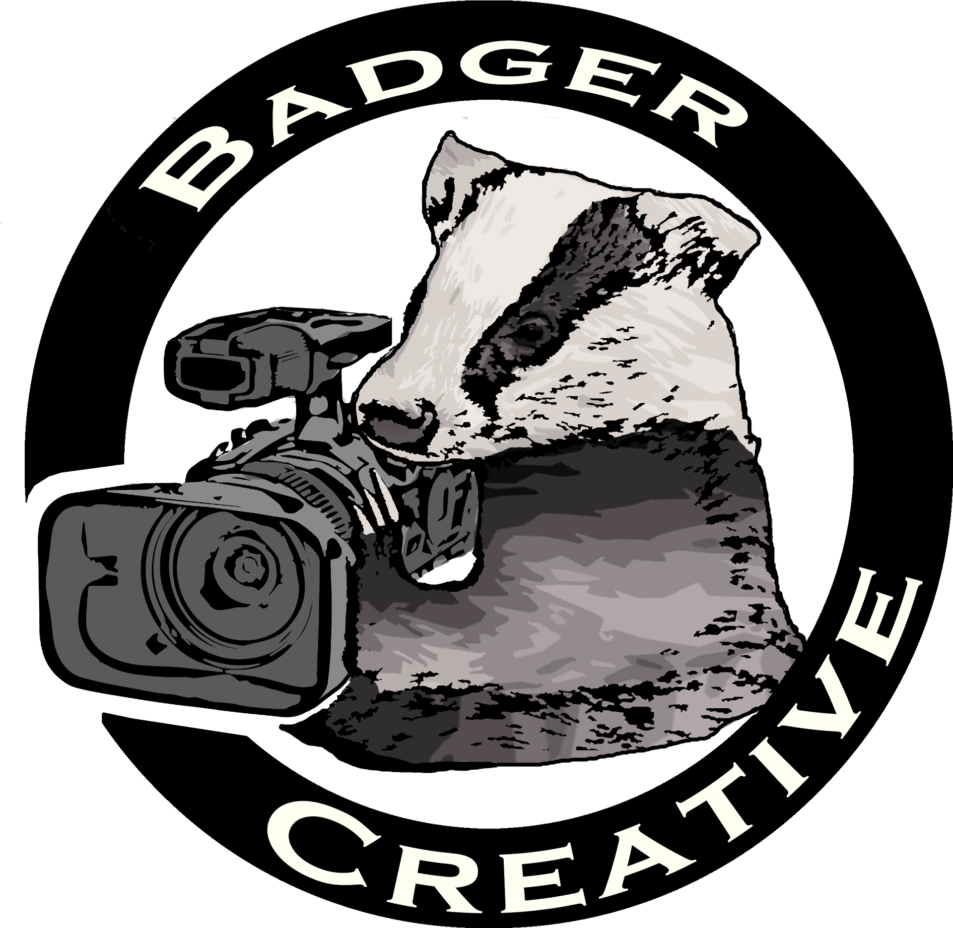 Badger Creative Camera Illustration PNG image