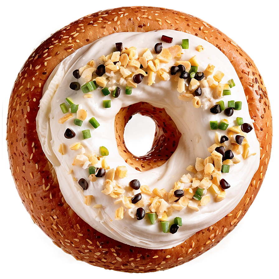 Bagel With Cream Cheese Png Rdb PNG image