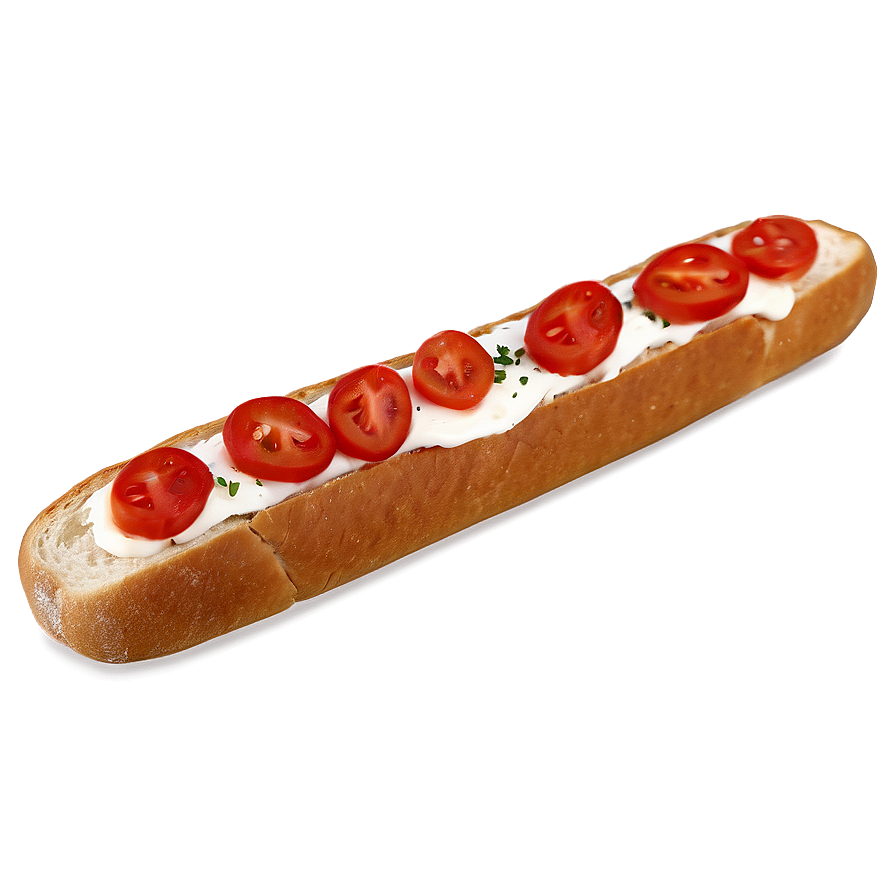 Baguette For Bruschetta Png Tub PNG image