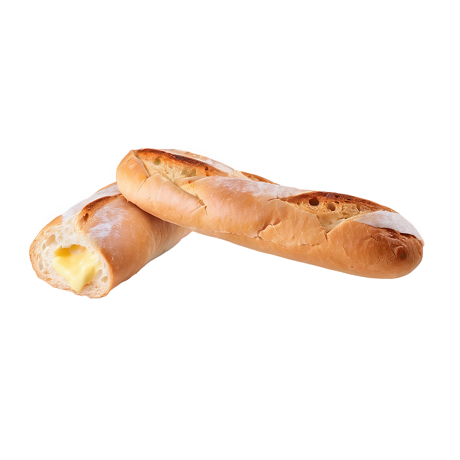 Baguette With Butter Png 6 PNG image