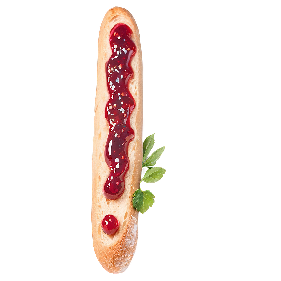 Baguette With Jam Png Cbk PNG image