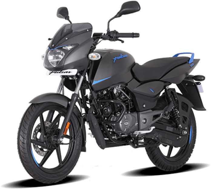 Bajaj Pulsar Motorcycle Studio Shot PNG image