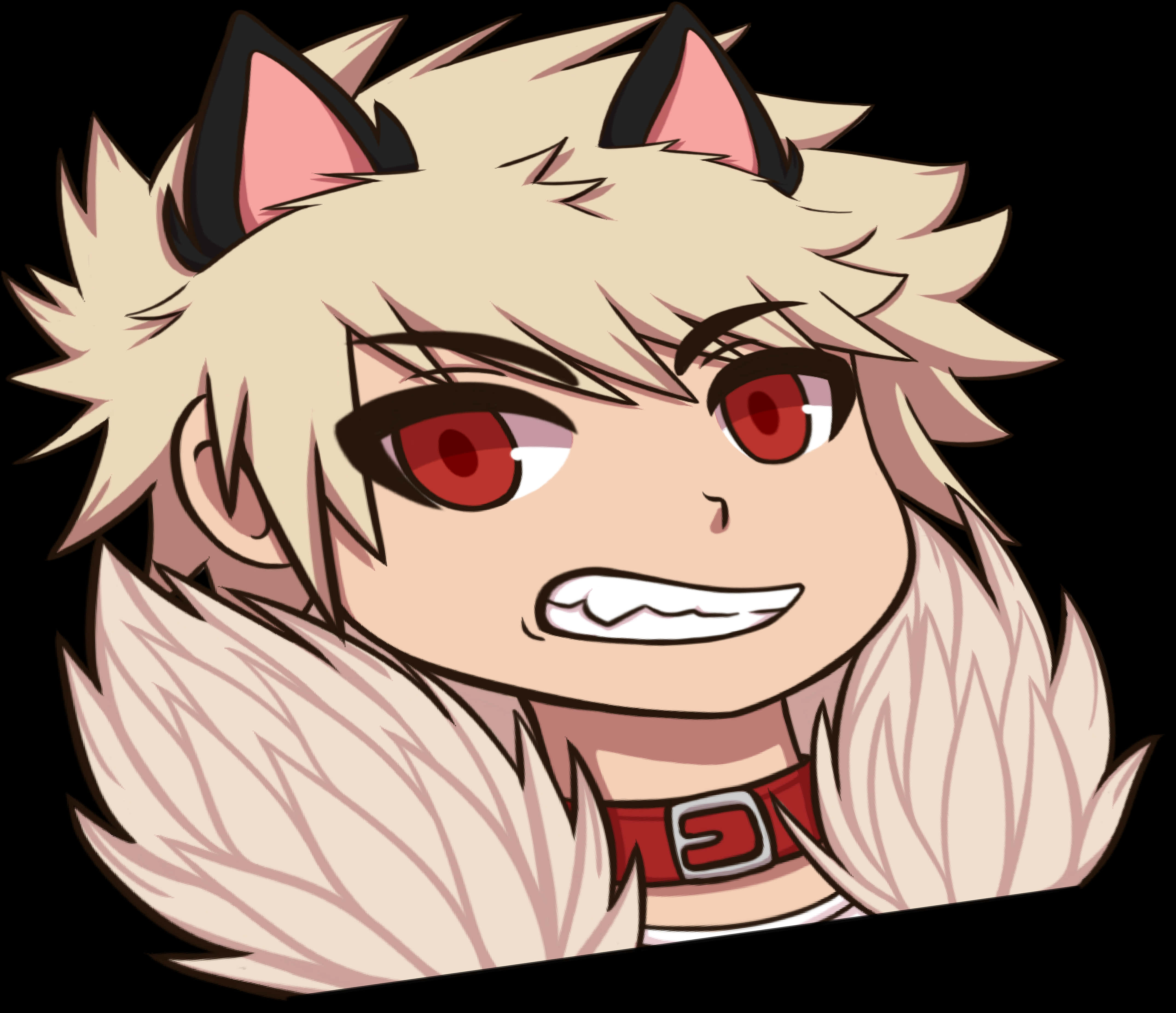 Bakugou Anime Character Fanart PNG image