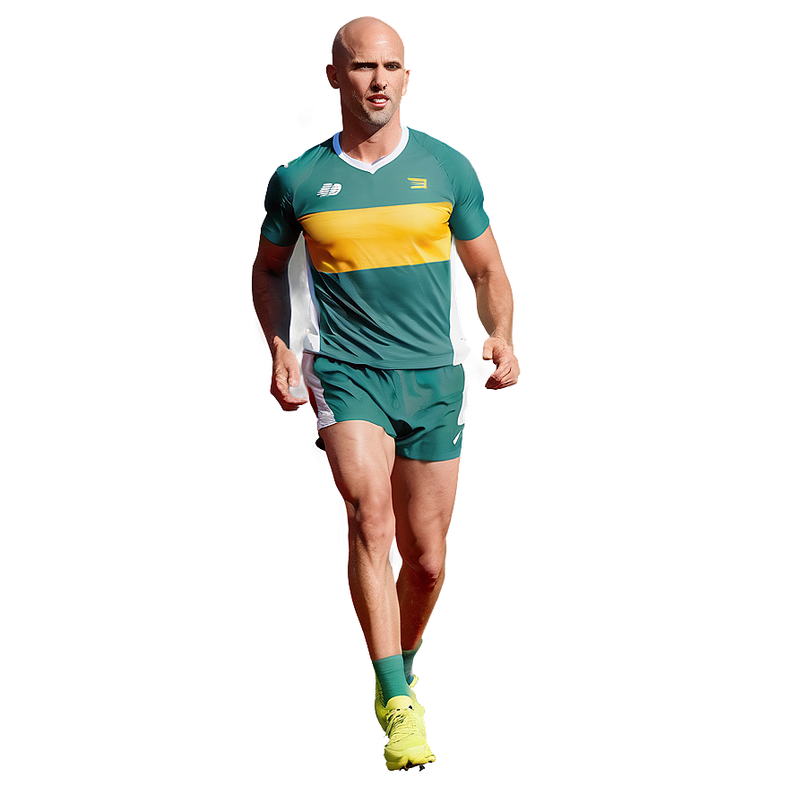 Bald Athlete In Action Png 89 PNG image