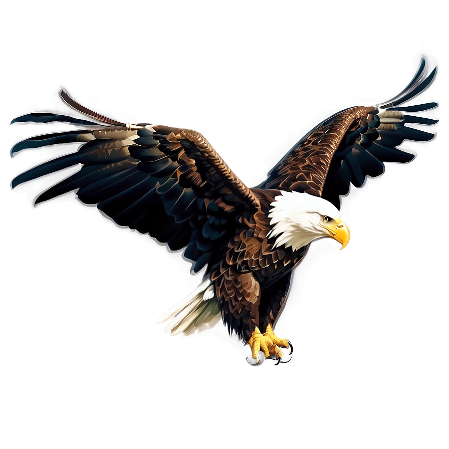 Bald Eagle American Symbol Png Dgn18 PNG image
