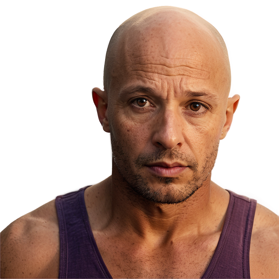 Bald Man Portrait Png 27 PNG image