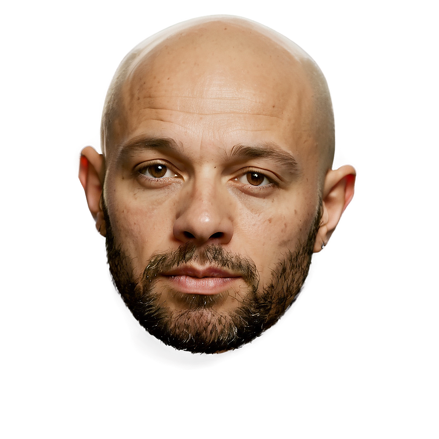 Bald Man Portrait Png Swk PNG image