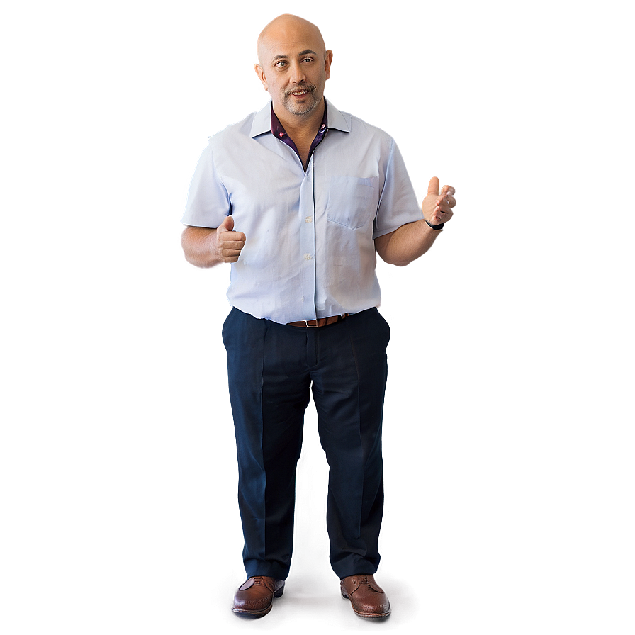 Bald Teacher Explaining Png 97 PNG image