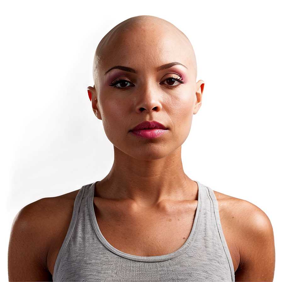 Bald Woman Profile Png 06202024 PNG image