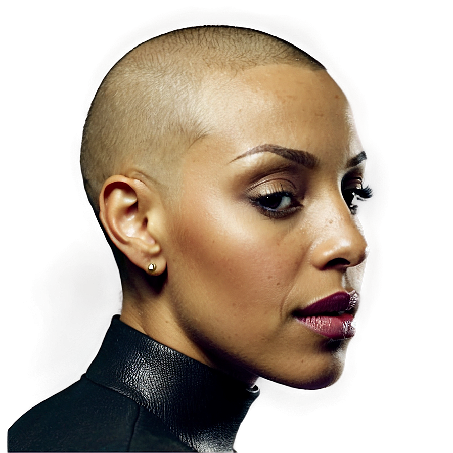 Bald Woman Profile Png Cmn74 PNG image