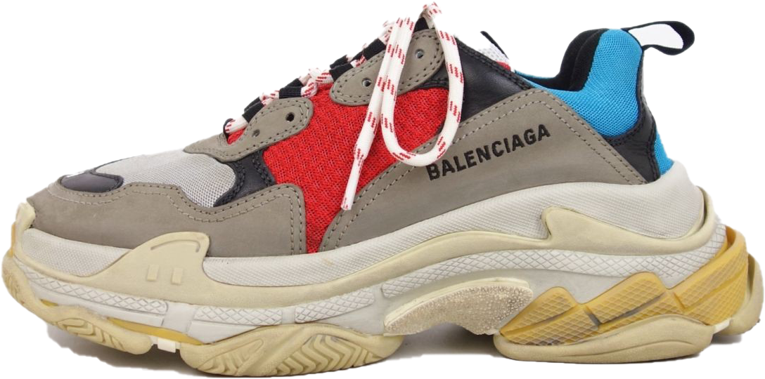 Balenciaga Multicolor Sneaker Profile PNG image