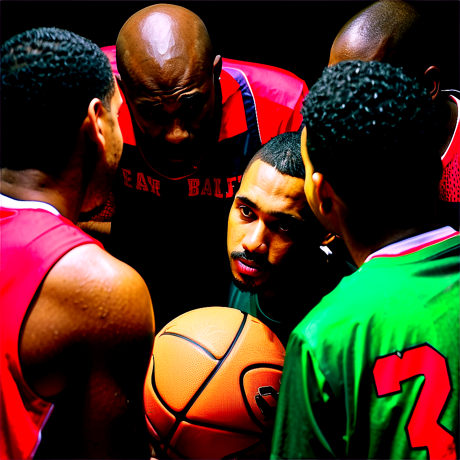 Baller Team Huddle Png 06212024 PNG image