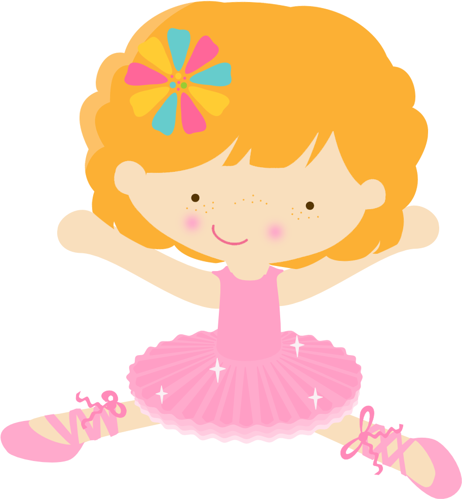 Ballerina Cartoon Character PNG image
