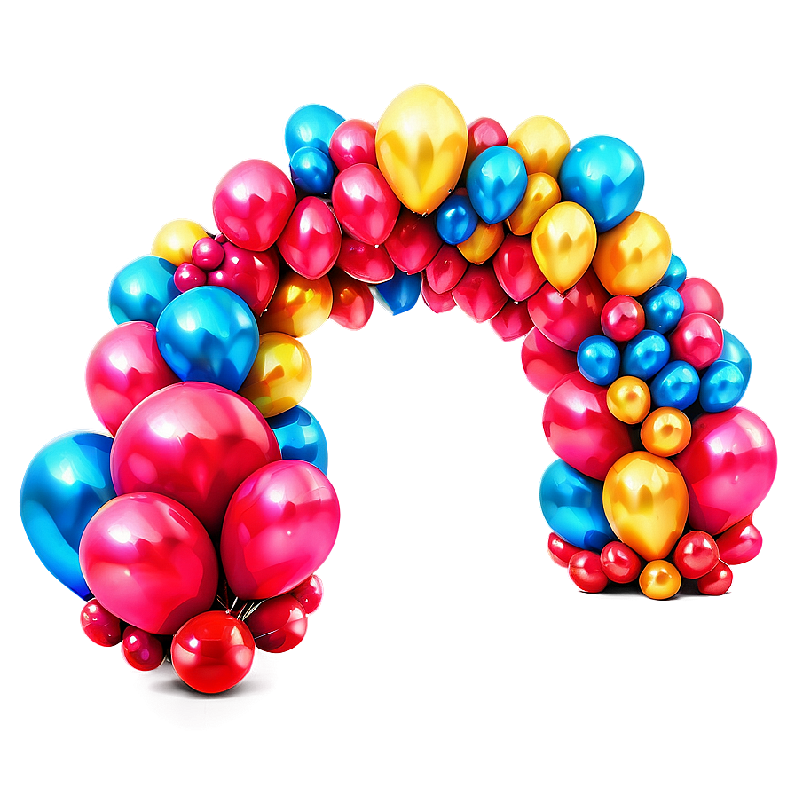 Balloon Arch Decoration Png 55 PNG image