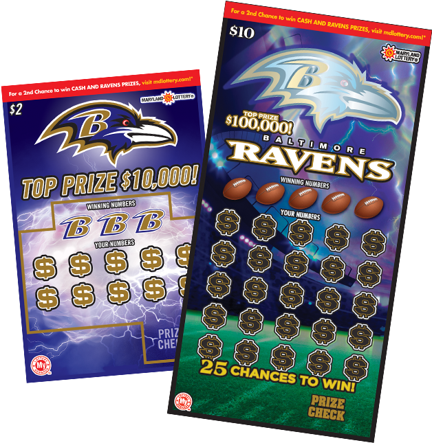 Baltimore Ravens Lottery Tickets PNG image