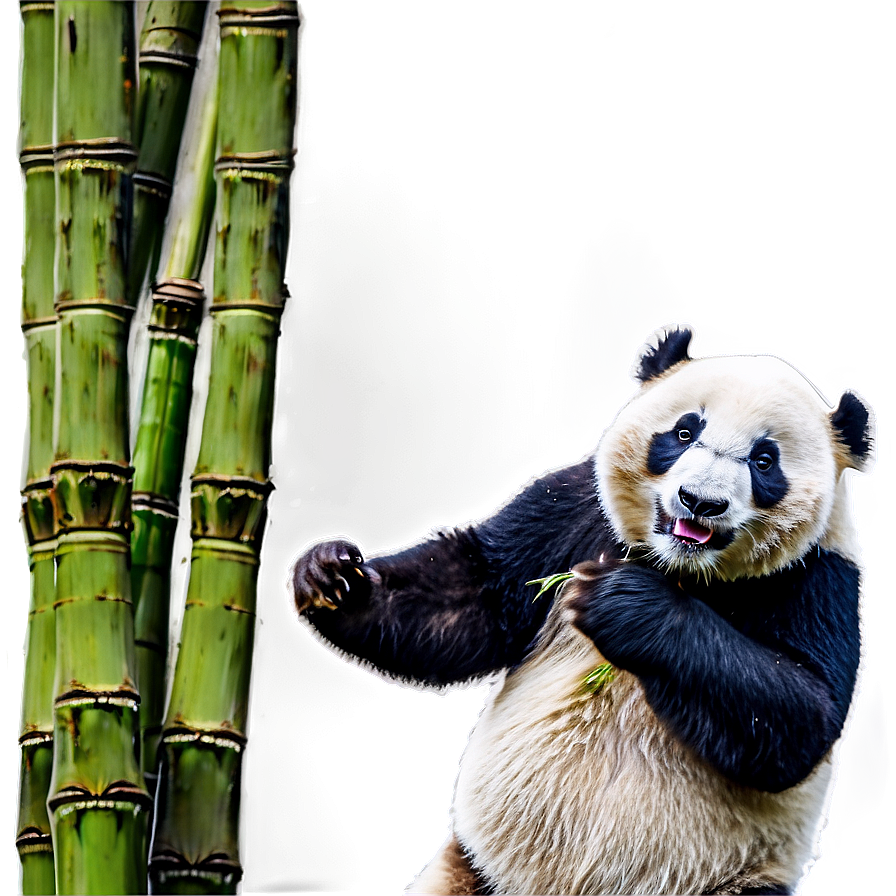 Bamboo Eating Panda Png 05062024 PNG image