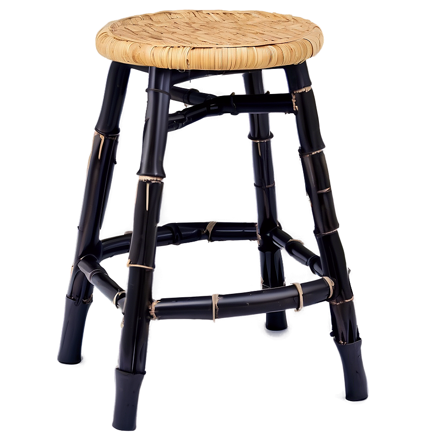 Bamboo Eco-friendly Barstool Png 06282024 PNG image