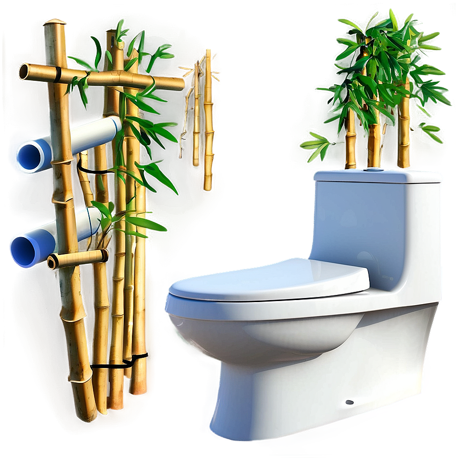 Bamboo Exterior Toilet Png 05042024 PNG image