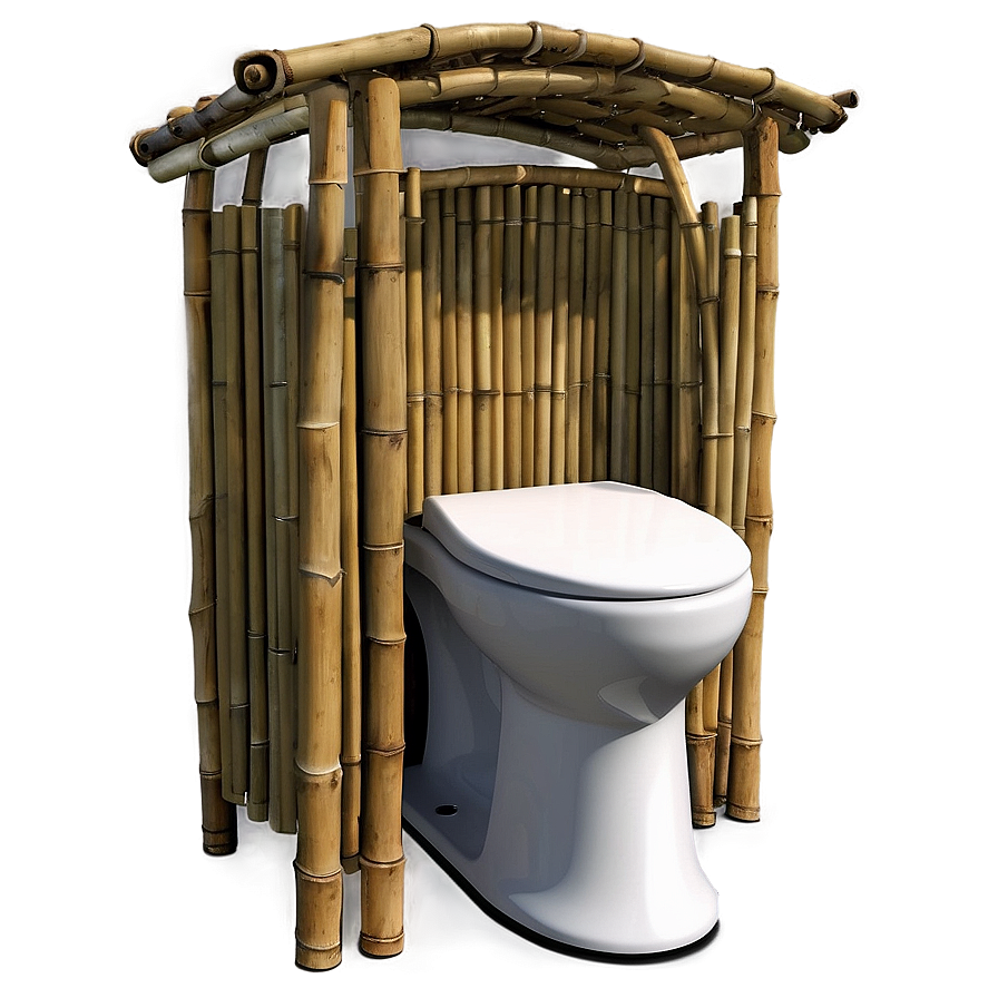 Bamboo Exterior Toilet Png Rrq77 PNG image