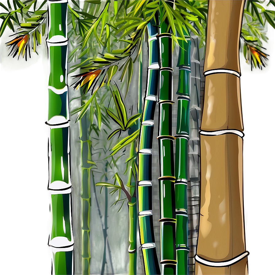 Bamboo Forest Clipart Png 43 PNG image