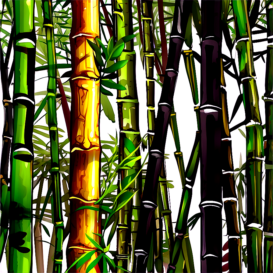 Bamboo Forest Clipart Png Def70 PNG image