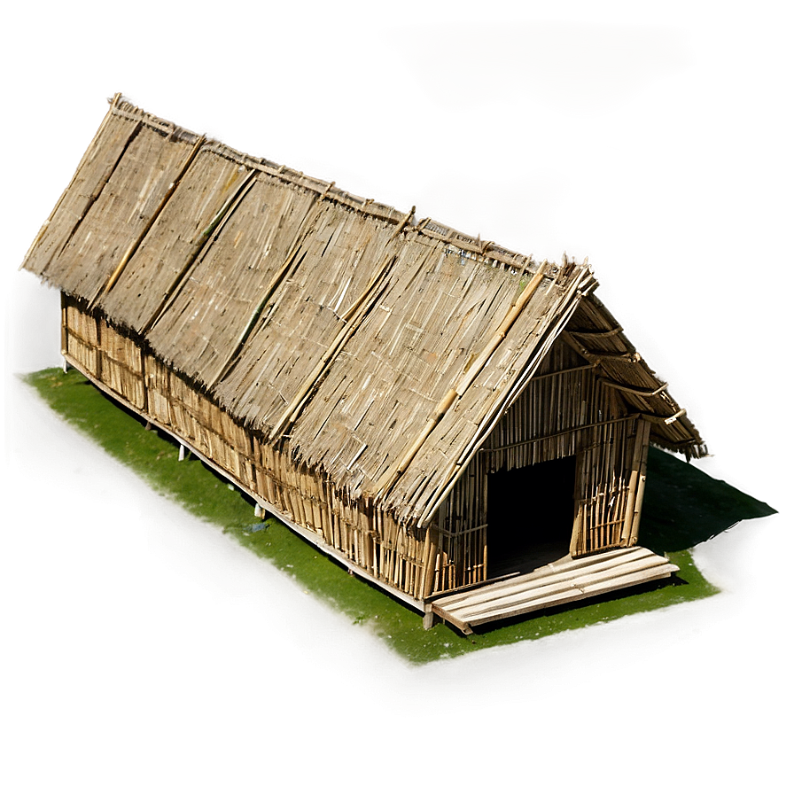 Bamboo Hut Village Png Qqq PNG image