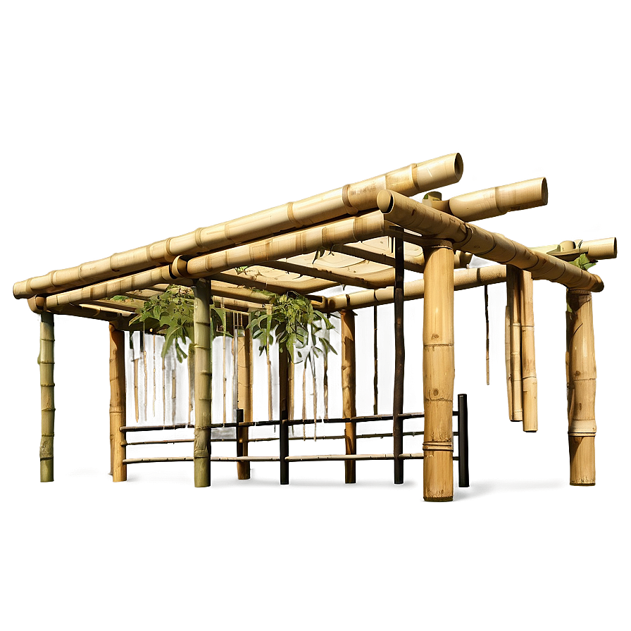 Bamboo Pergola Png Ygh77 PNG image