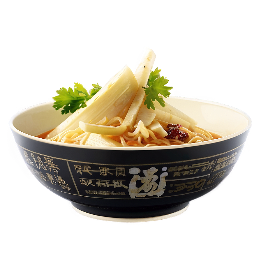 Bamboo Shoots Ramen Bowl Png 06212024 PNG image