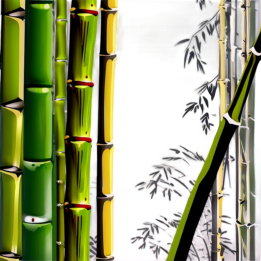 Bamboo Stalks Vector Png Uif63 PNG image