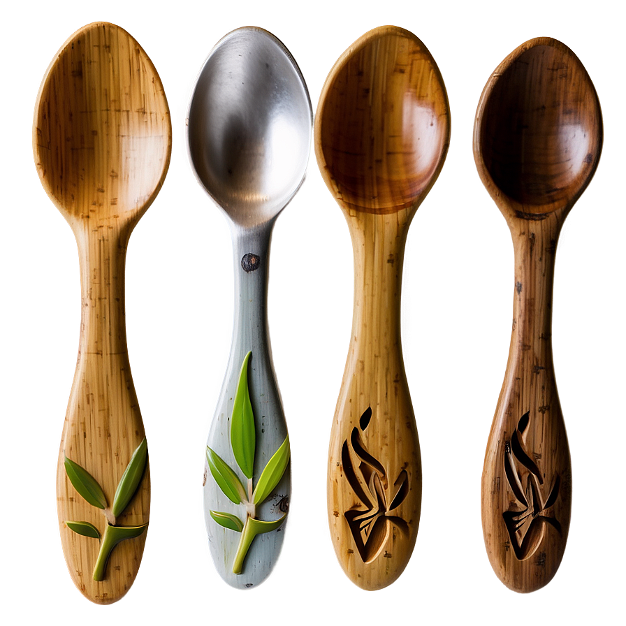 Bamboo Teaspoon Png Mgt PNG image