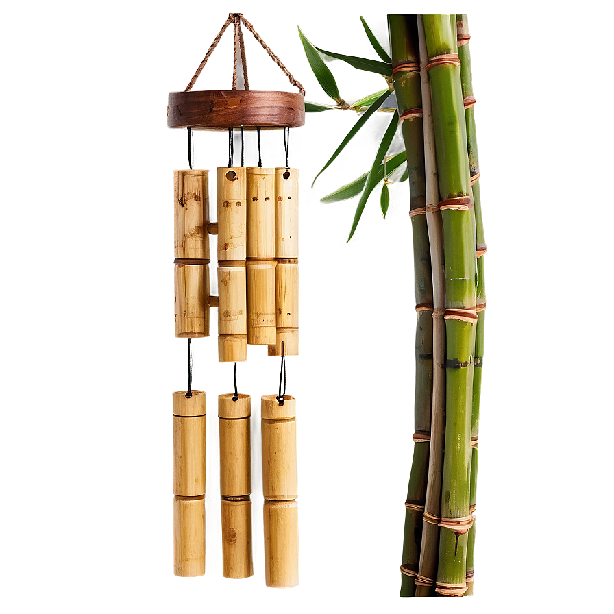 Bamboo Wind Chimes Png Raf29 PNG image