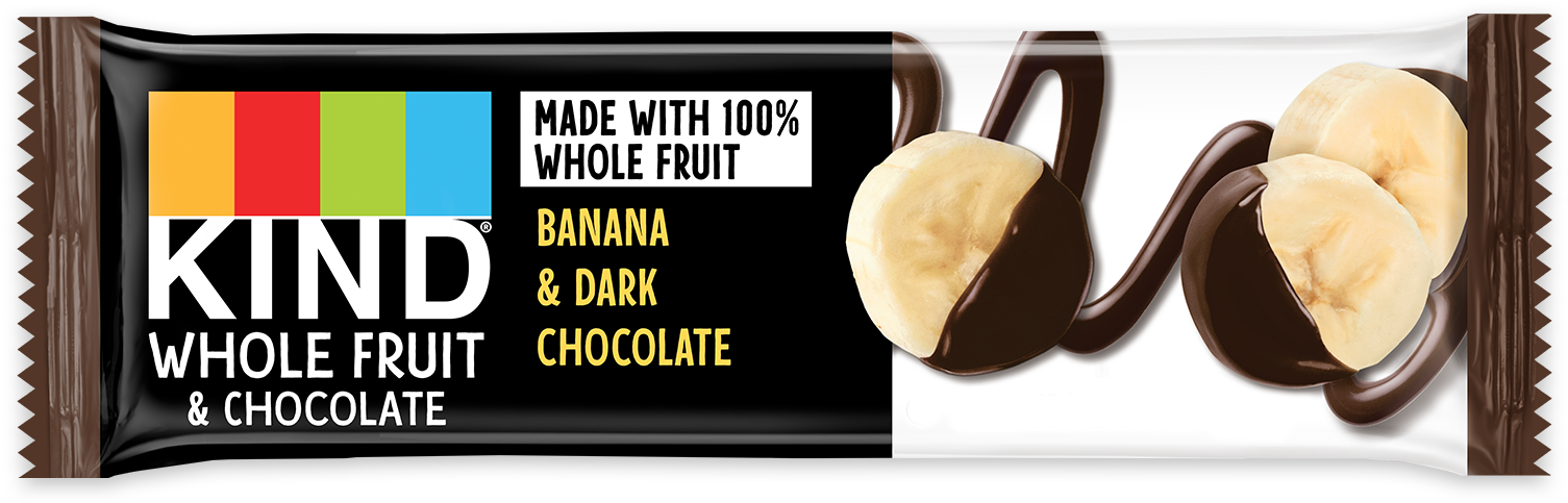 Banana Dark Chocolate Snack Bar PNG image