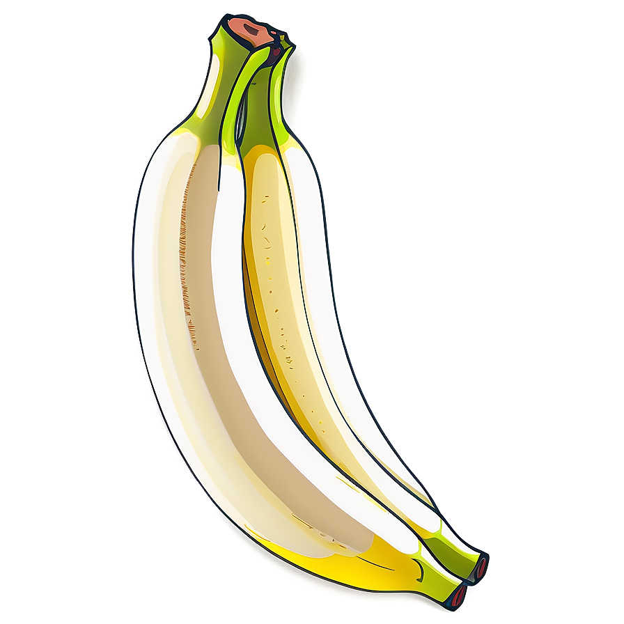 Banana Outline Drawing Png 32 PNG image