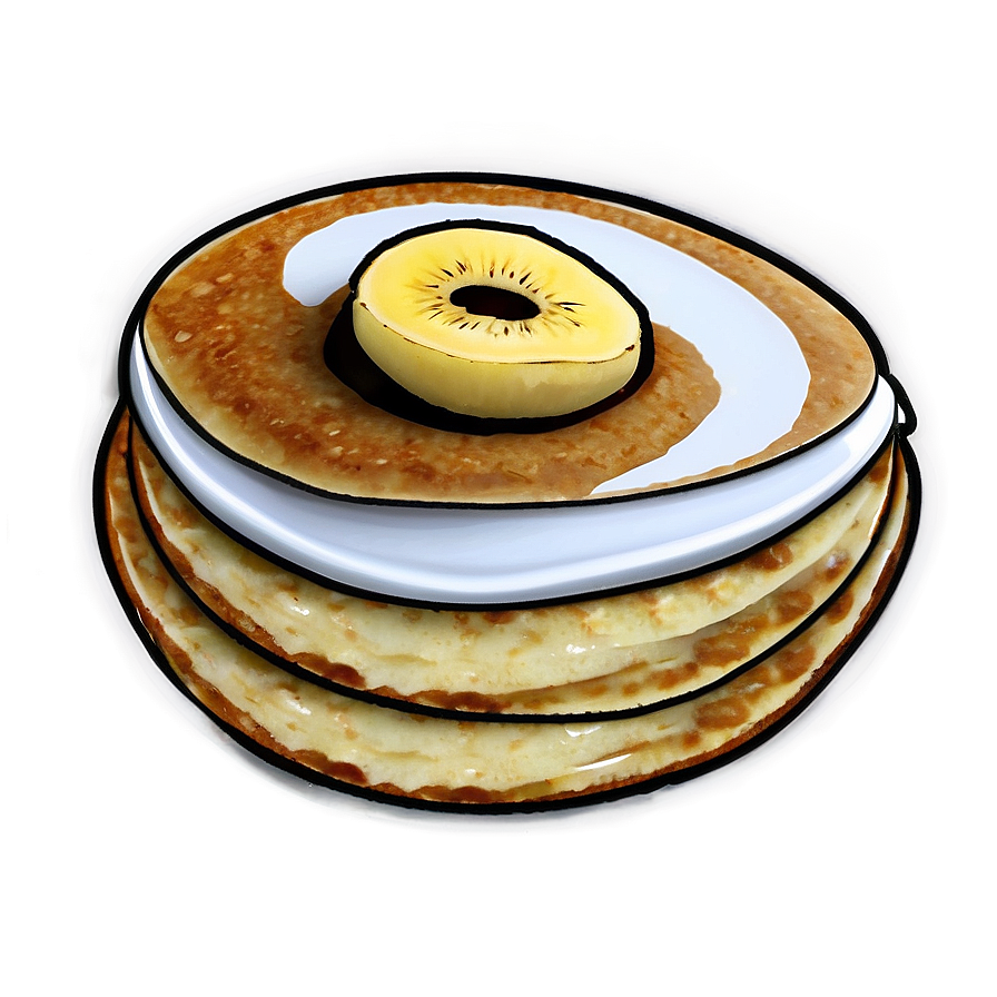 Banana Pancakes Png 05232024 PNG image