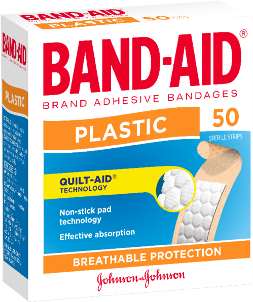 Band Aid Adhesive Bandages Box PNG image