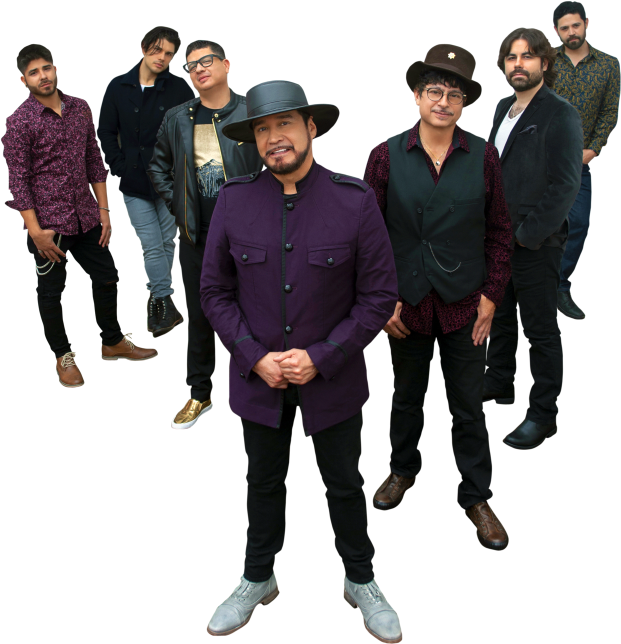 Band Group Portrait Standing PNG image