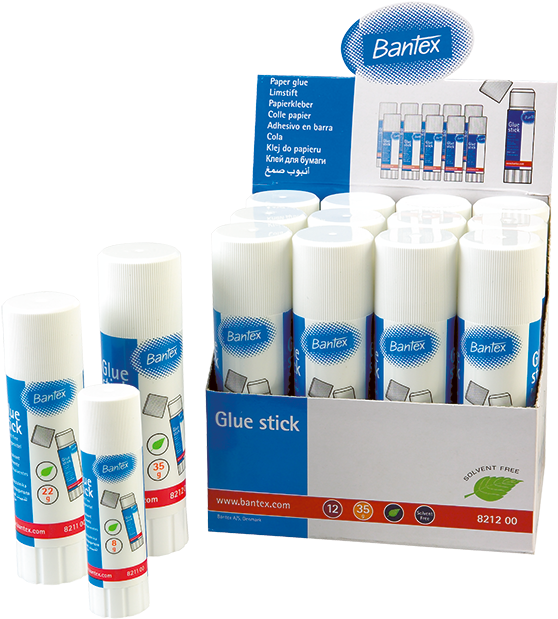 Banex Glue Sticks Display Pack PNG image